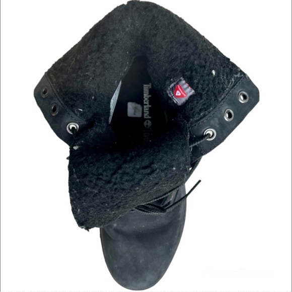 TIMBERLAND LINDEN WOODS WP FLEECE FOLD DOWN BOOTIE - BLACK NUBUCK
WOMEN … - Picture 11 of 14